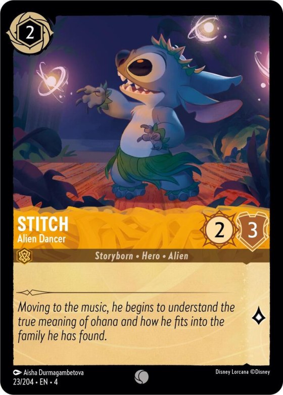 Stitch - Alien Dancer - Cold Foil