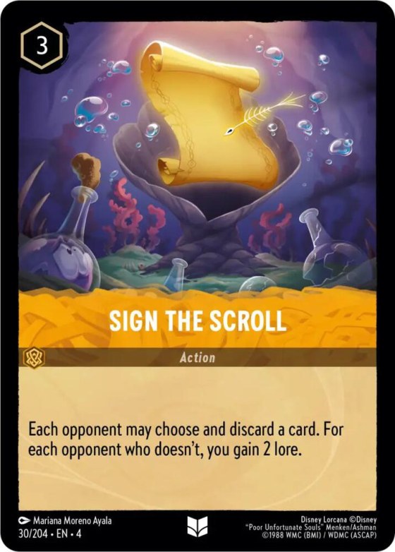 Sign the Scroll - Cold Foil