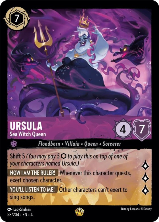 Ursula - Sea Witch Queen - Cold Foil