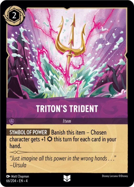 Triton's Trident - Cold Foil