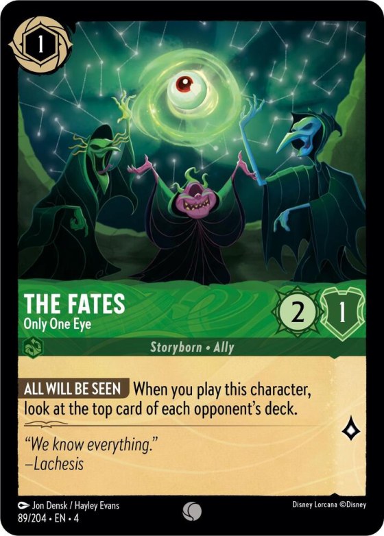 The Fates - Only One Eye - Cold Foil