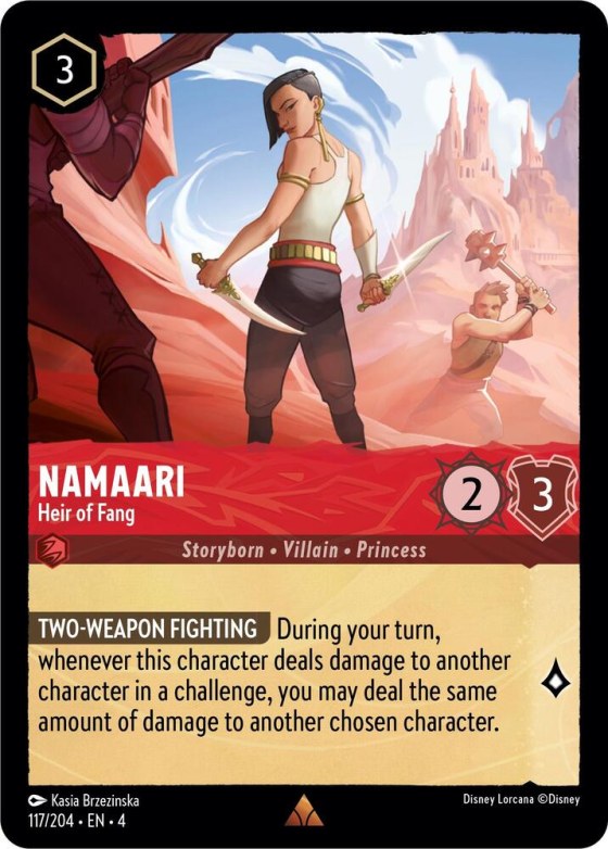 Namaari - Heir of Fang - Cold Foil
