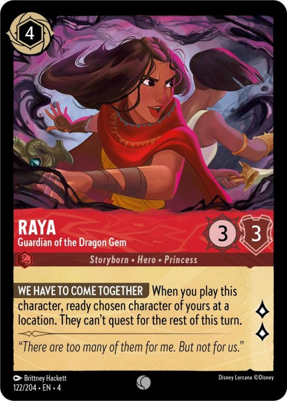 Raya - Guardian of the Dragon Gem - Cold Foil