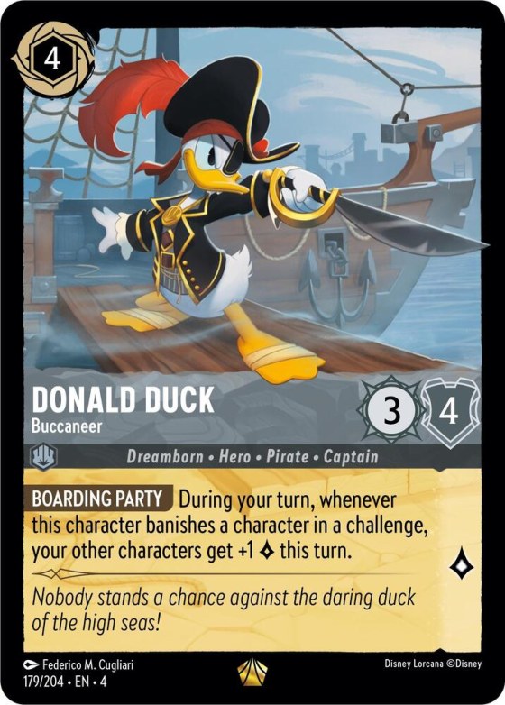 Donald Duck - Buccaneer - Cold Foil