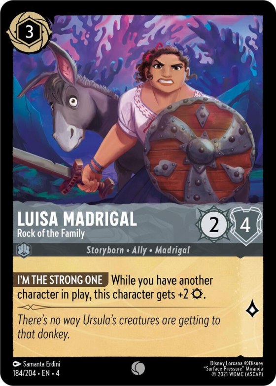 Luisa Madrigal - Rock of the Family - Cold Foil