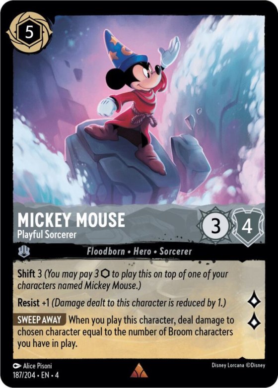 Mickey Mouse - Playful Sorcerer - Cold Foil