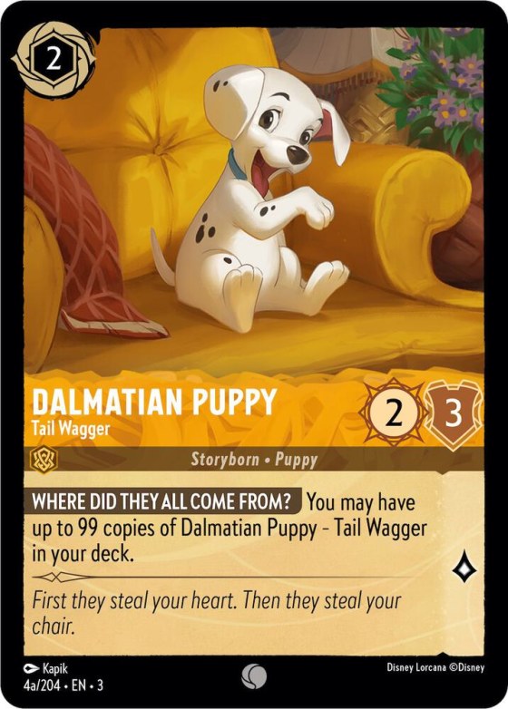 Dalmatian Puppy - Tail Wagger - Cold Foil