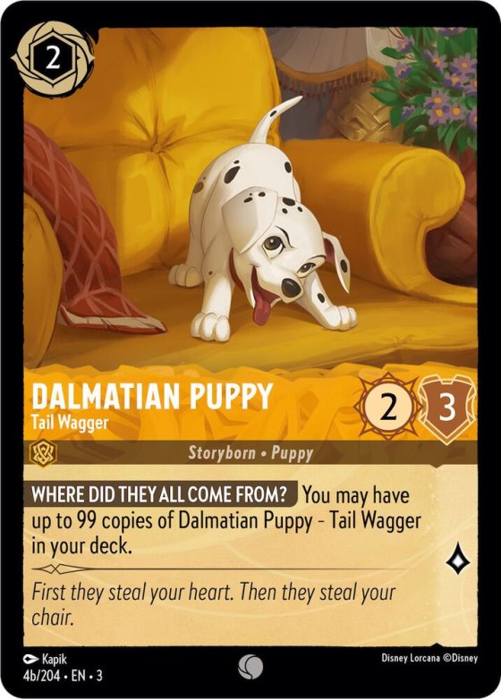 Dalmatian Puppy - Tail Wagger - Cold Foil