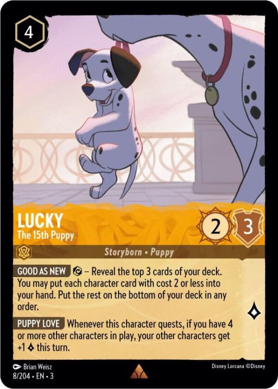 Lucky - The 15th Puppy - Cold Foil