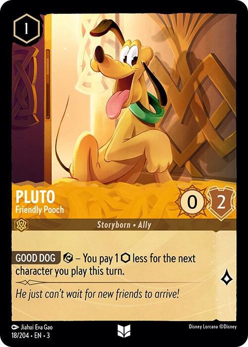 Pluto - Friendly Pooch - Cold Foil