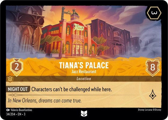 Tiana's Palace - Jazz Restaurant - Cold Foil