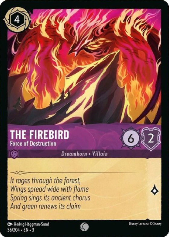 The Firebird - Force of Destruction - Cold Foil