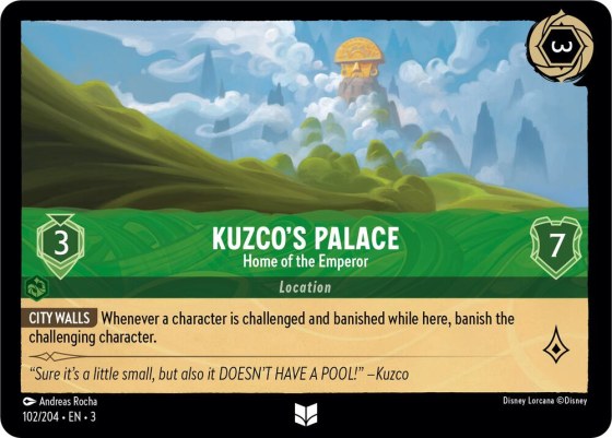 Kuzco's Palace - Home of the Emperor - Cold Foil