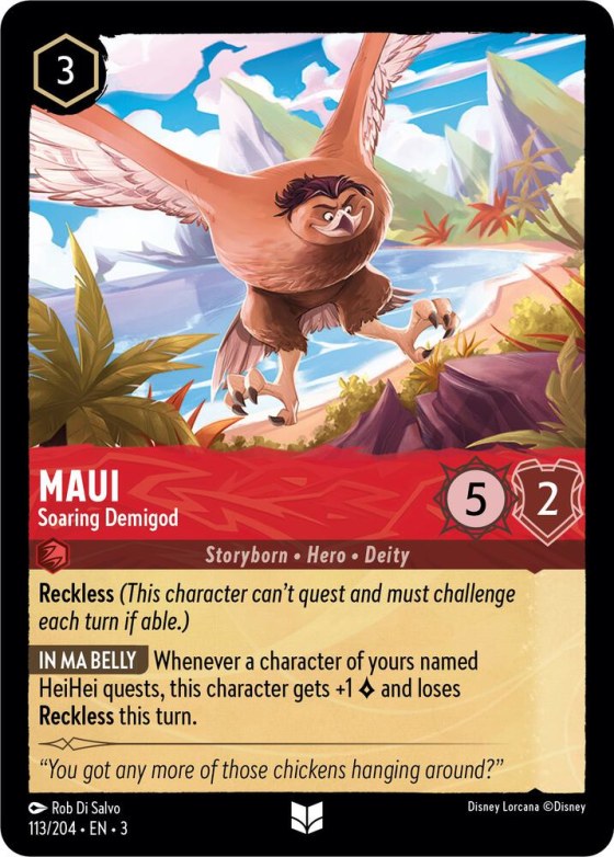 Maui - Soaring Demigod - Cold Foil