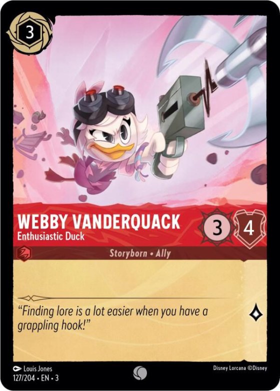 Webby Vanderquack - Enthusiastic Duck - Cold Foil