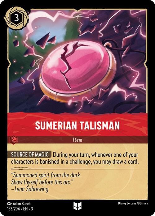 Sumerian Talisman - Cold Foil