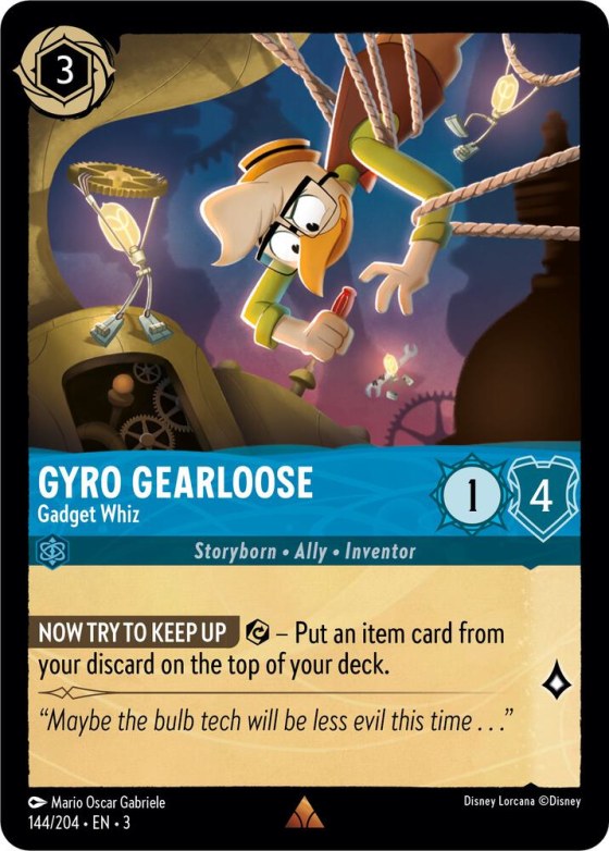 Gyro Gearloose - Gadget Whiz - Cold Foil