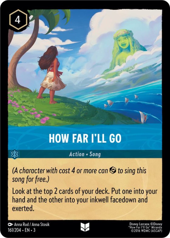 How Far I'll Go - Cold Foil