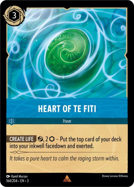 Heart of Te Fiti - Cold Foil