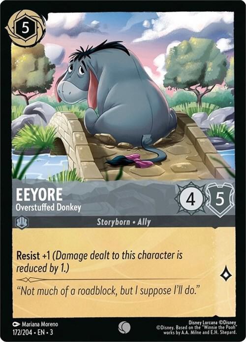 Eeyore - Overstuffed Donkey - Cold Foil