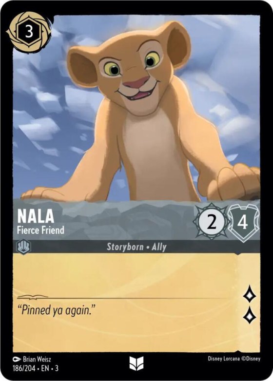 Nala - Fierce Friend - Cold Foil