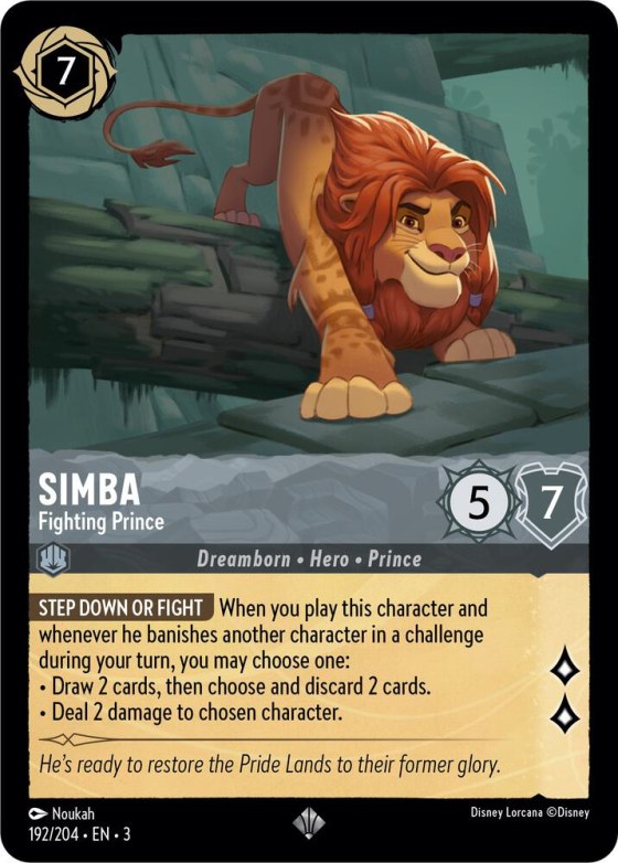 Simba - Fighting Prince - Cold Foil