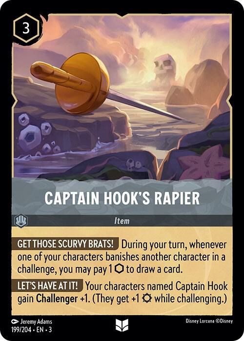 Captain Hook's Rapier - Cold Foil