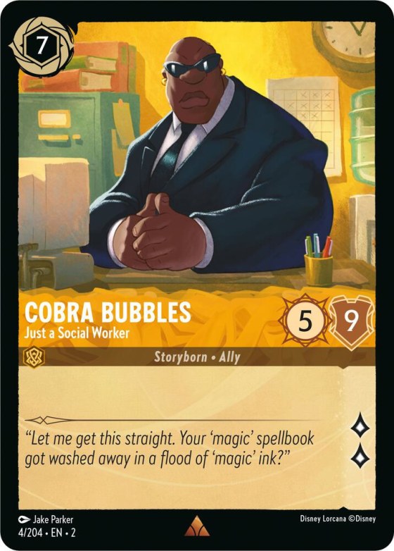 Cobra Bubbles - Just a Social Worker - Cold Foil