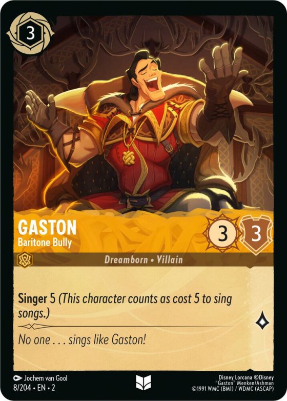 Gaston - Baritone Bully - Cold Foil