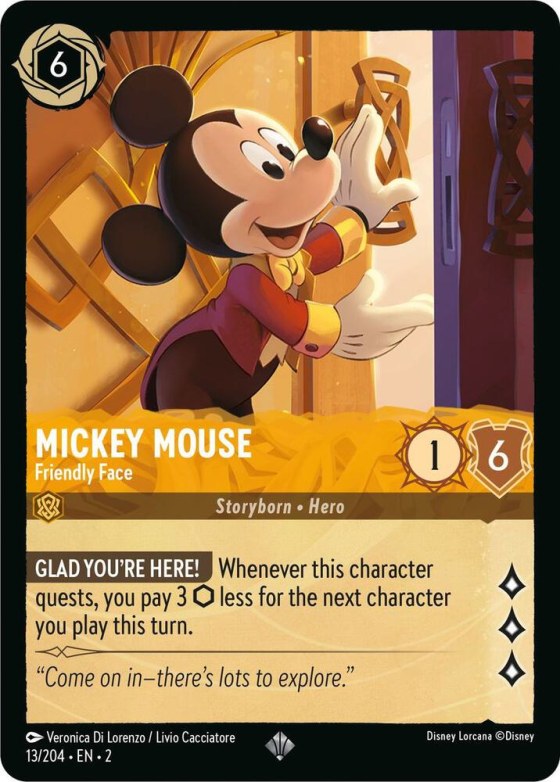 Mickey Mouse - Friendly Face - Cold Foil