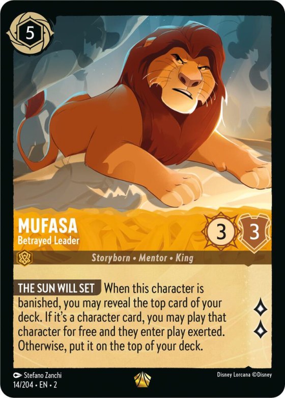 Mufasa - Betrayed Leader - Cold Foil