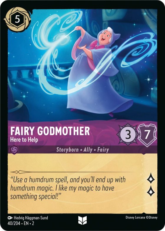 Fairy Godmother - Here to Help - Cold Foil