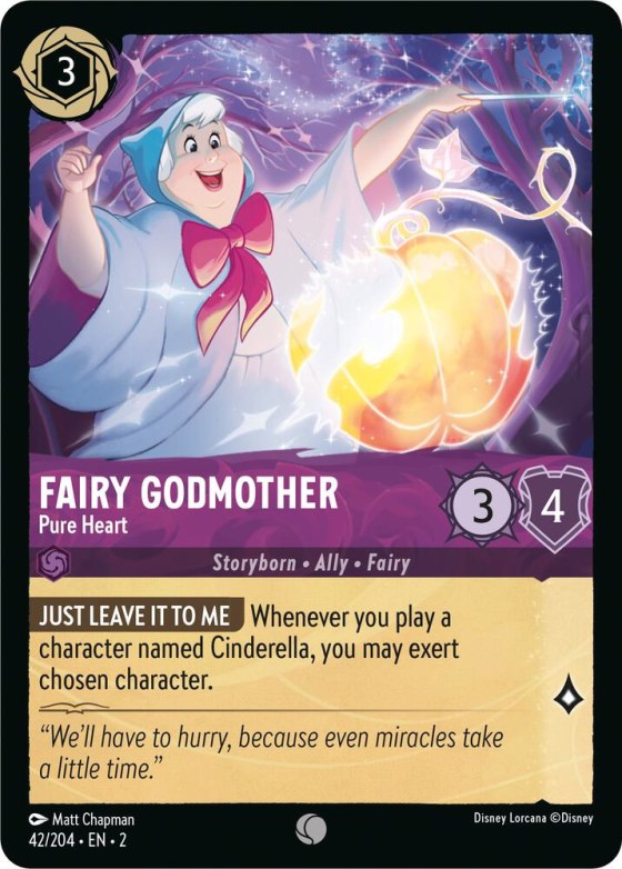 Fairy Godmother - Pure Heart - Cold Foil