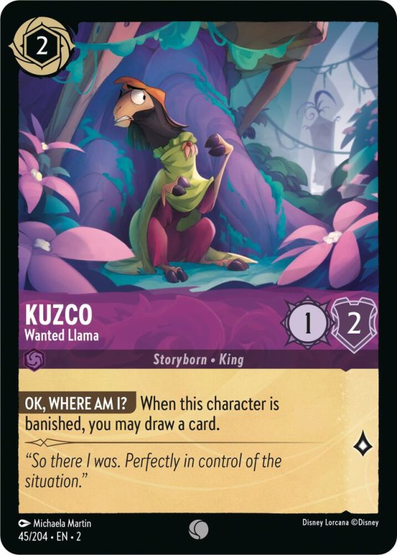 Kuzco - Wanted Llama - Cold Foil
