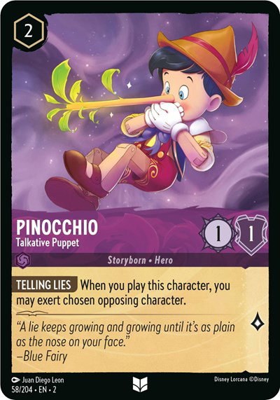Pinocchio - Talkative Puppet - Cold Foil