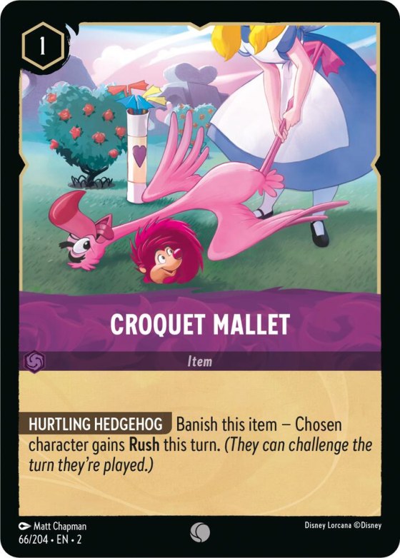 Croquet Mallet - Cold Foil
