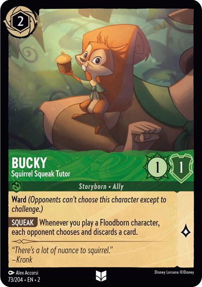 Bucky - Squirrel Squeak Tutor - Cold Foil