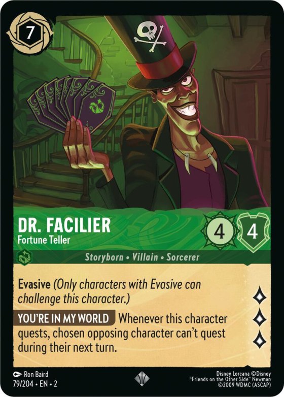 Dr. Facilier - Fortune Teller - Cold Foil