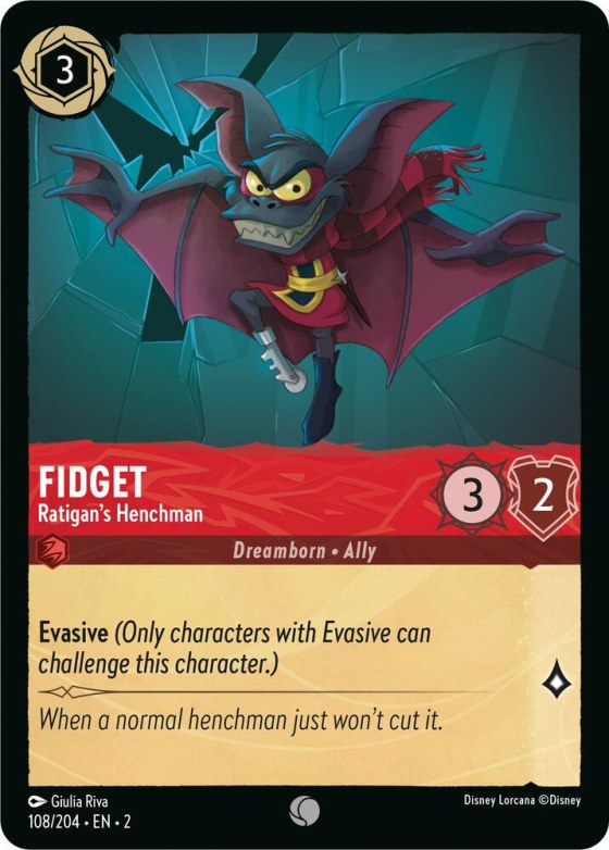 Fidget - Ratigan's Henchman - Cold Foil