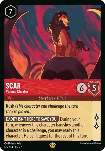 Scar - Vicious Cheater - Cold Foil