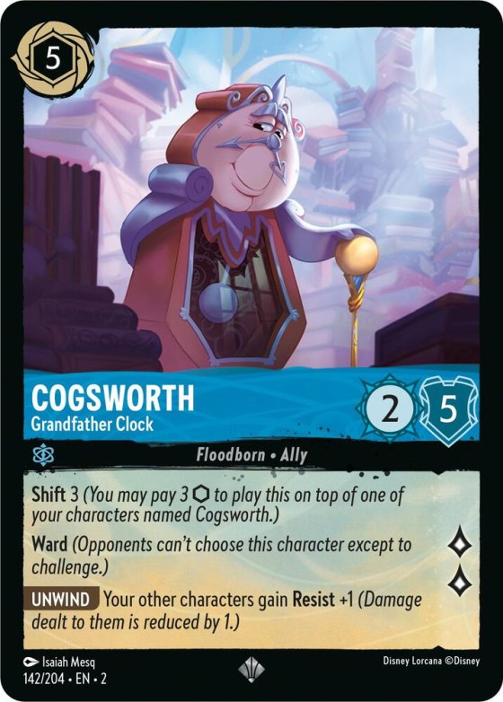 Cogsworth - Grandfather Clock - Cold Foil