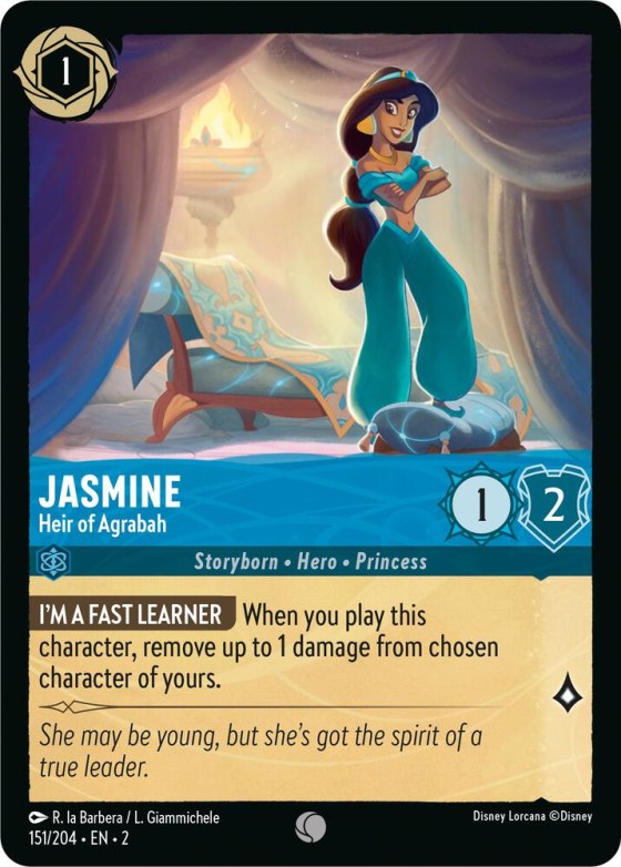 Jasmine - Heir of Agrabah - Cold Foil