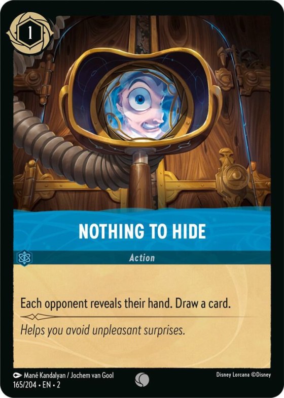 Nothing to Hide - Cold Foil