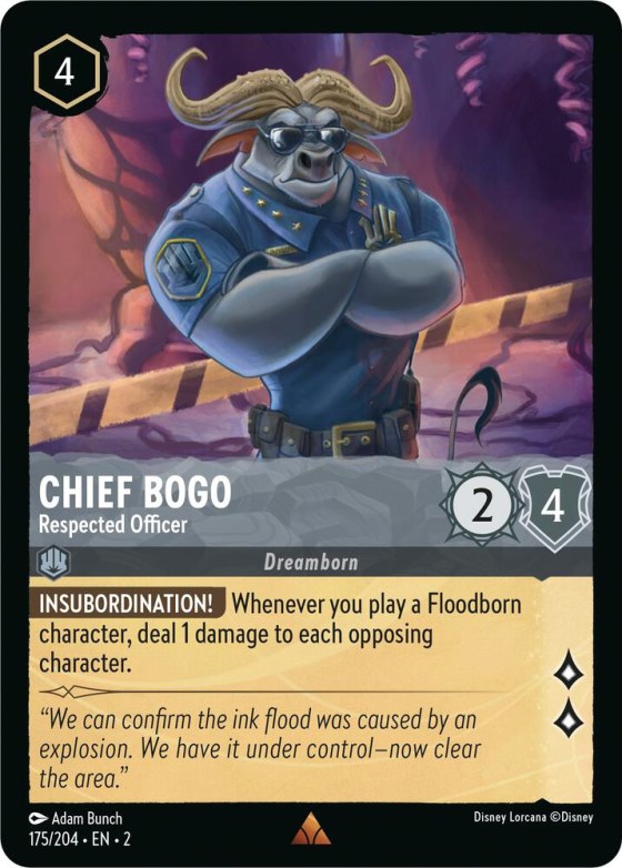 Chief Bogo - Respected Officer - Cold Foil