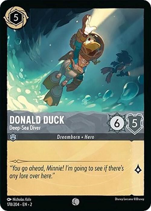 Donald Duck - Deep-Sea Diver - Cold Foil