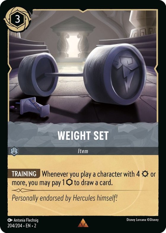 Weight Set - Cold Foil