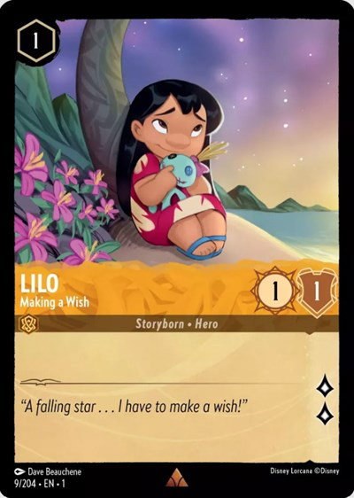 Lilo - Making a Wish - Cold Foil