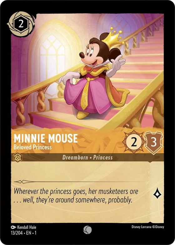 Minnie Mouse - Beloved Princess - Cold Foil