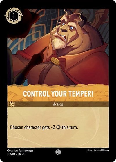 Control Your Temper! - Cold Foil
