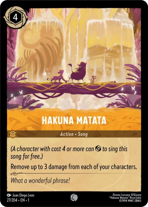 Hakuna Matata - Cold Foil